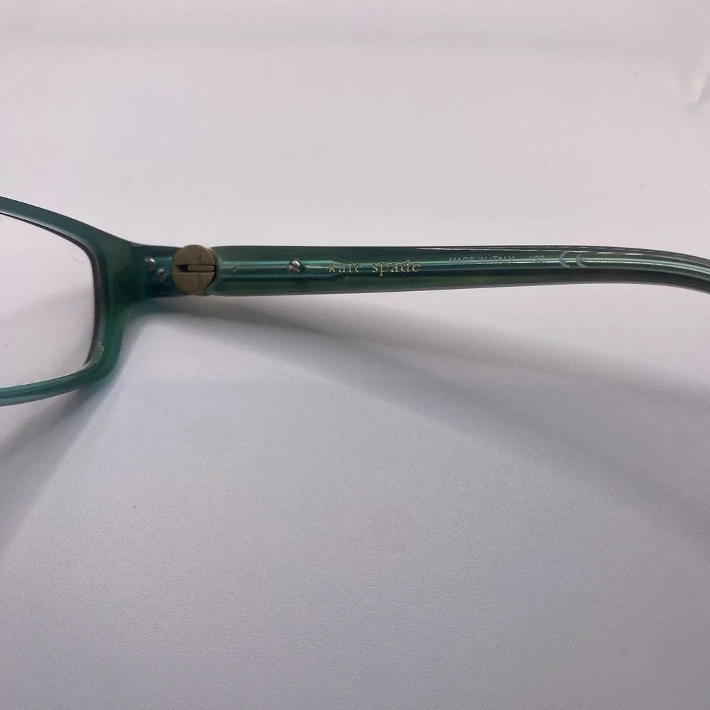 Kate Spade Eyeglasses Women FRAMES ONLY Elisabeth OJey 130 Black Teal Green 621